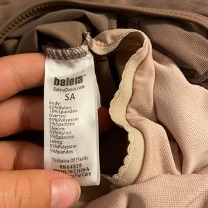 Brown modern dance dress